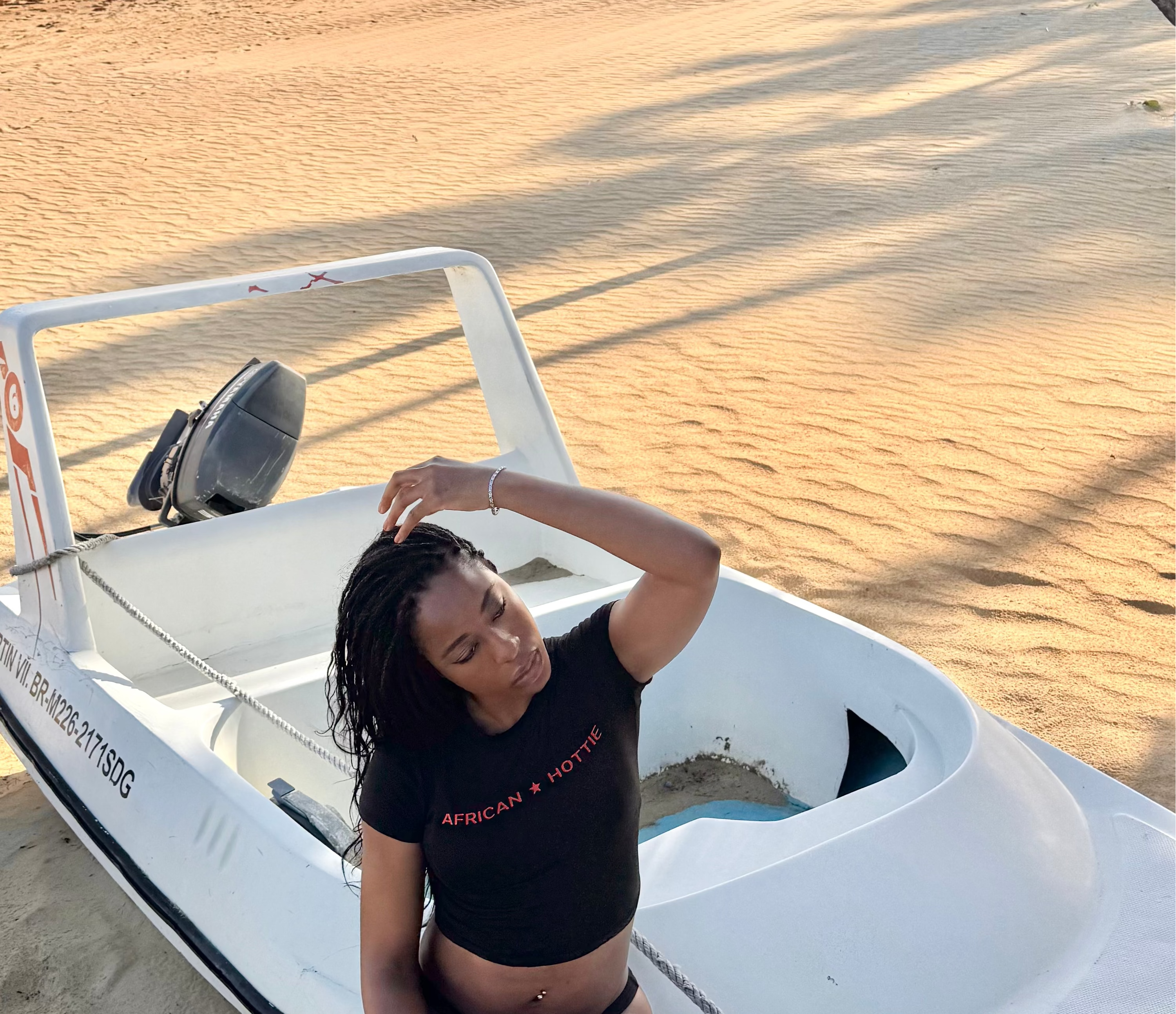 African Hottie OG Crop Tee