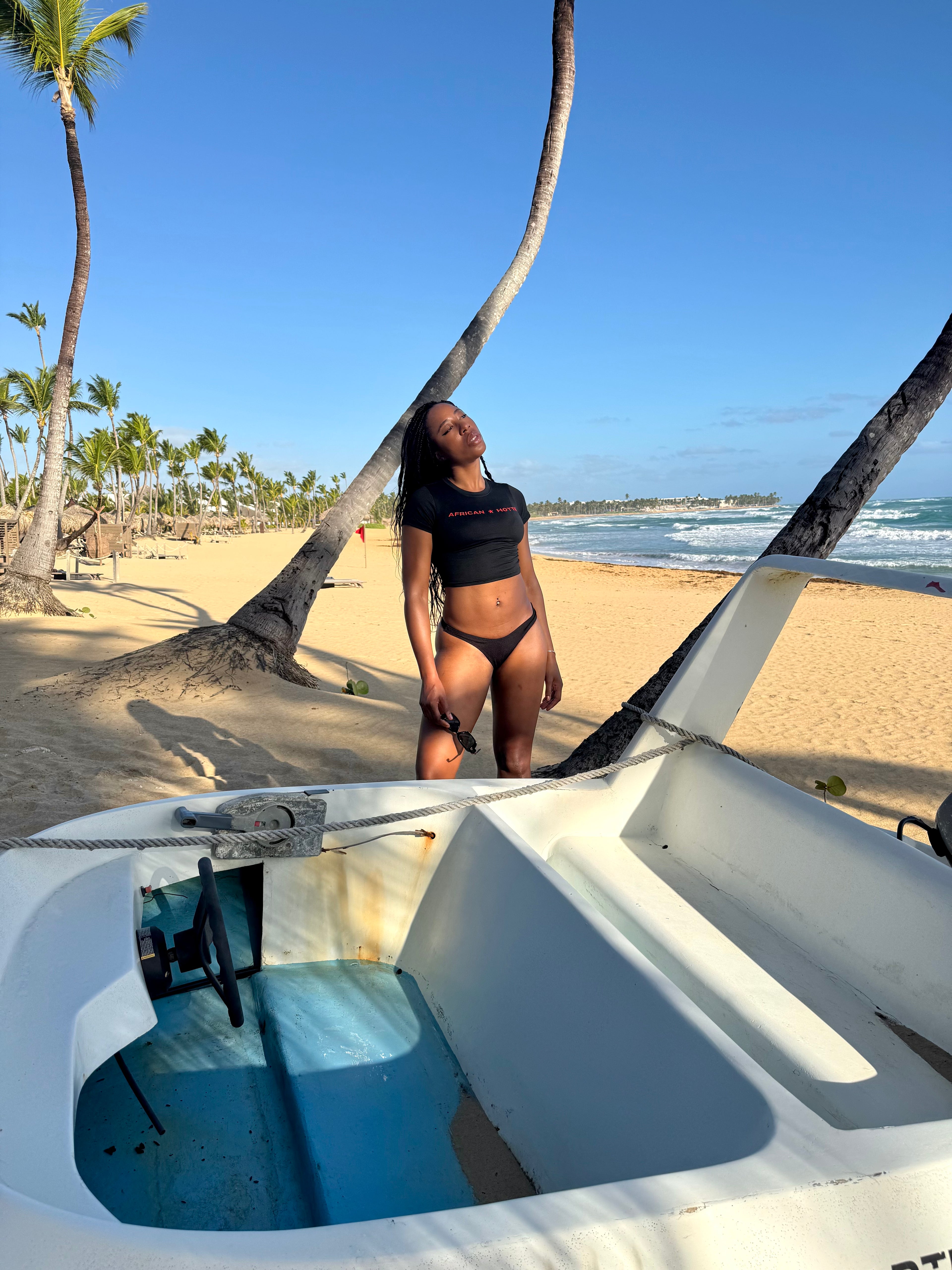 African Hottie OG Crop Tee