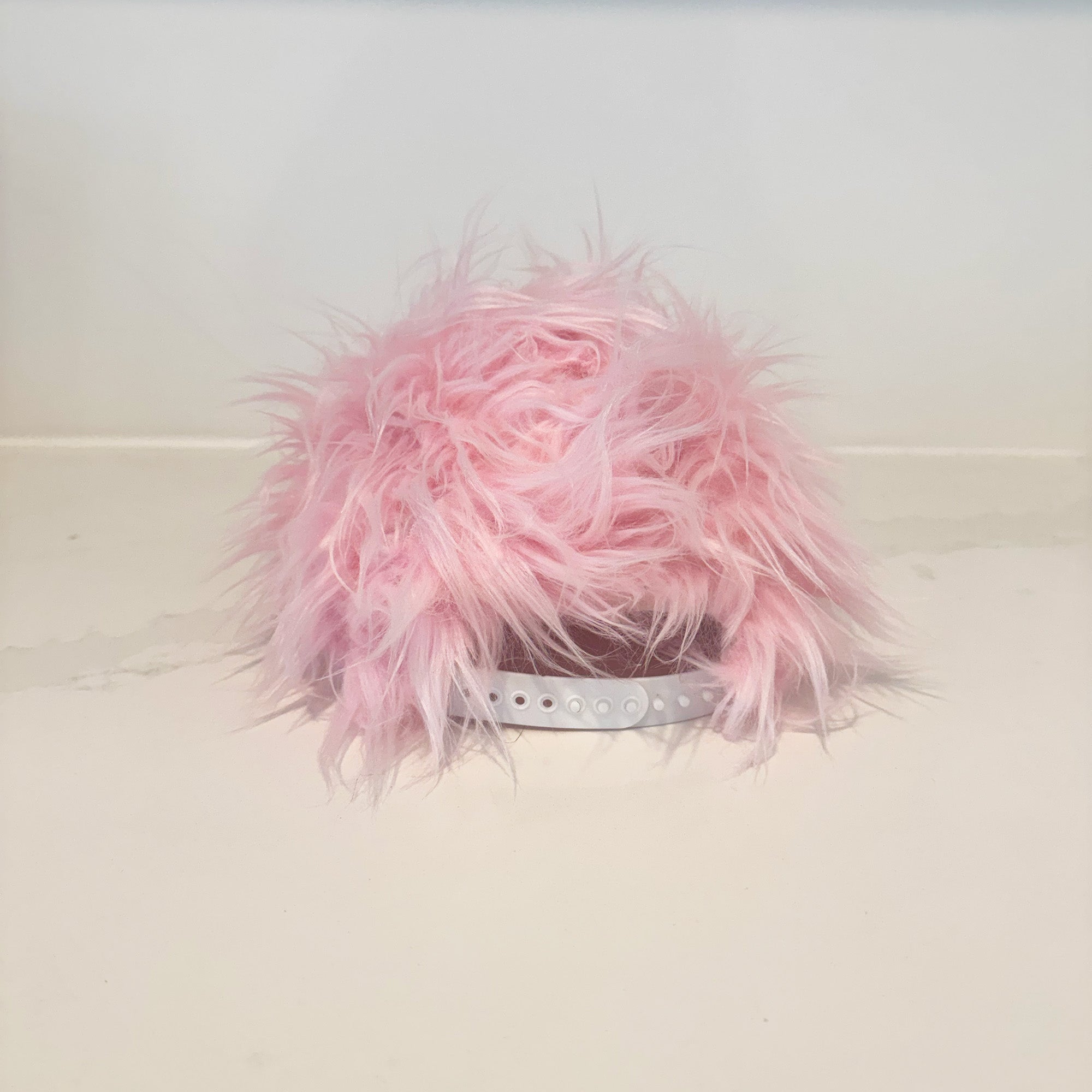 Pink Faux Fur Hat