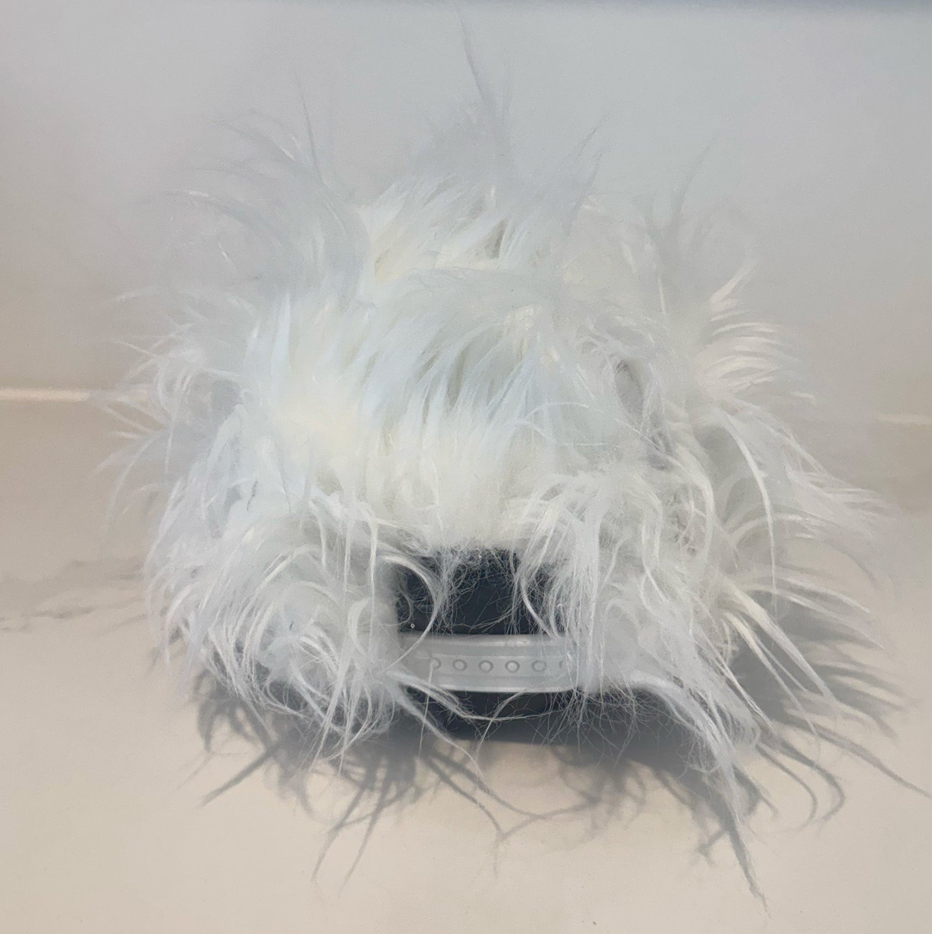 White Faux Fur Hat